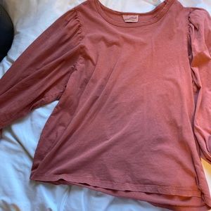 Terracotta balloon sleeve Flowy too